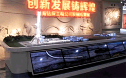 渤海钻探井下采油多媒体沙盘_国景模型制作公司