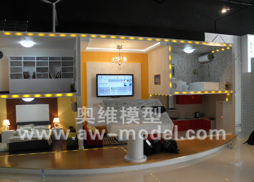 国家电网西安园艺博览会智能家居_国景模型制作公司